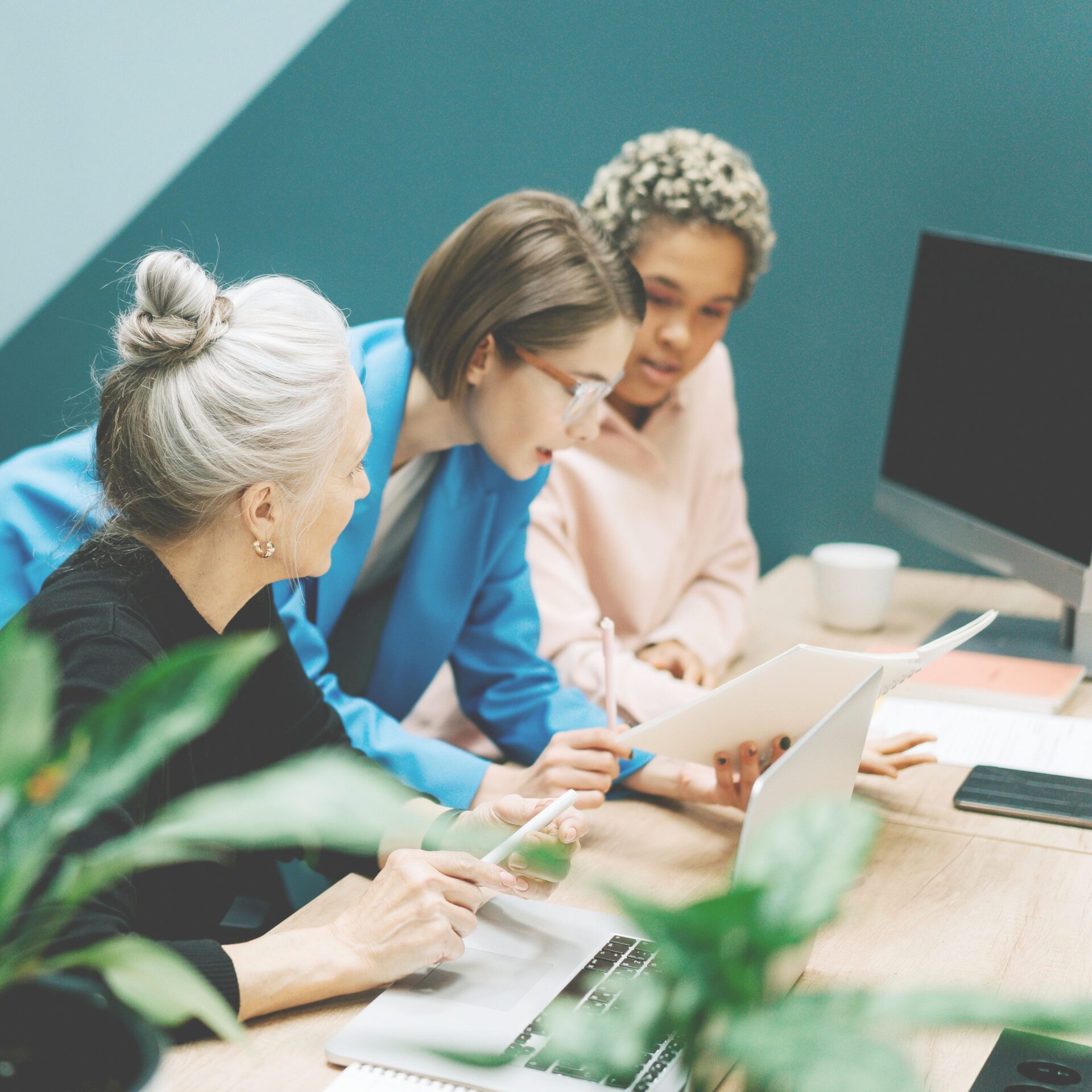 Teamwork mit Frauenpower
